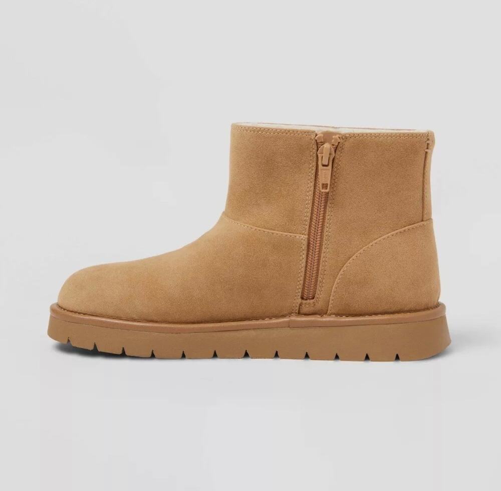 May Microsuede Boots w/Memory Foam Insole - Universal Thread - Tan - Women's 11